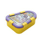 3 grid stainless steel triangle lunch box