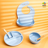 Silicon baby feeding set of 5