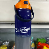 Stainless steel insulated 2 in 1 motivational bottle 1800ml
