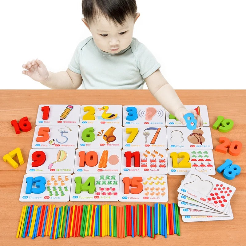 Digital log card puzzle