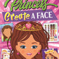 Princess Create a Face Sticker Book for Kids Ages 3-7