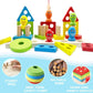 Montessori Wooden Sorting & Magnetic Fishing Game - Educational Toy for Toddlers