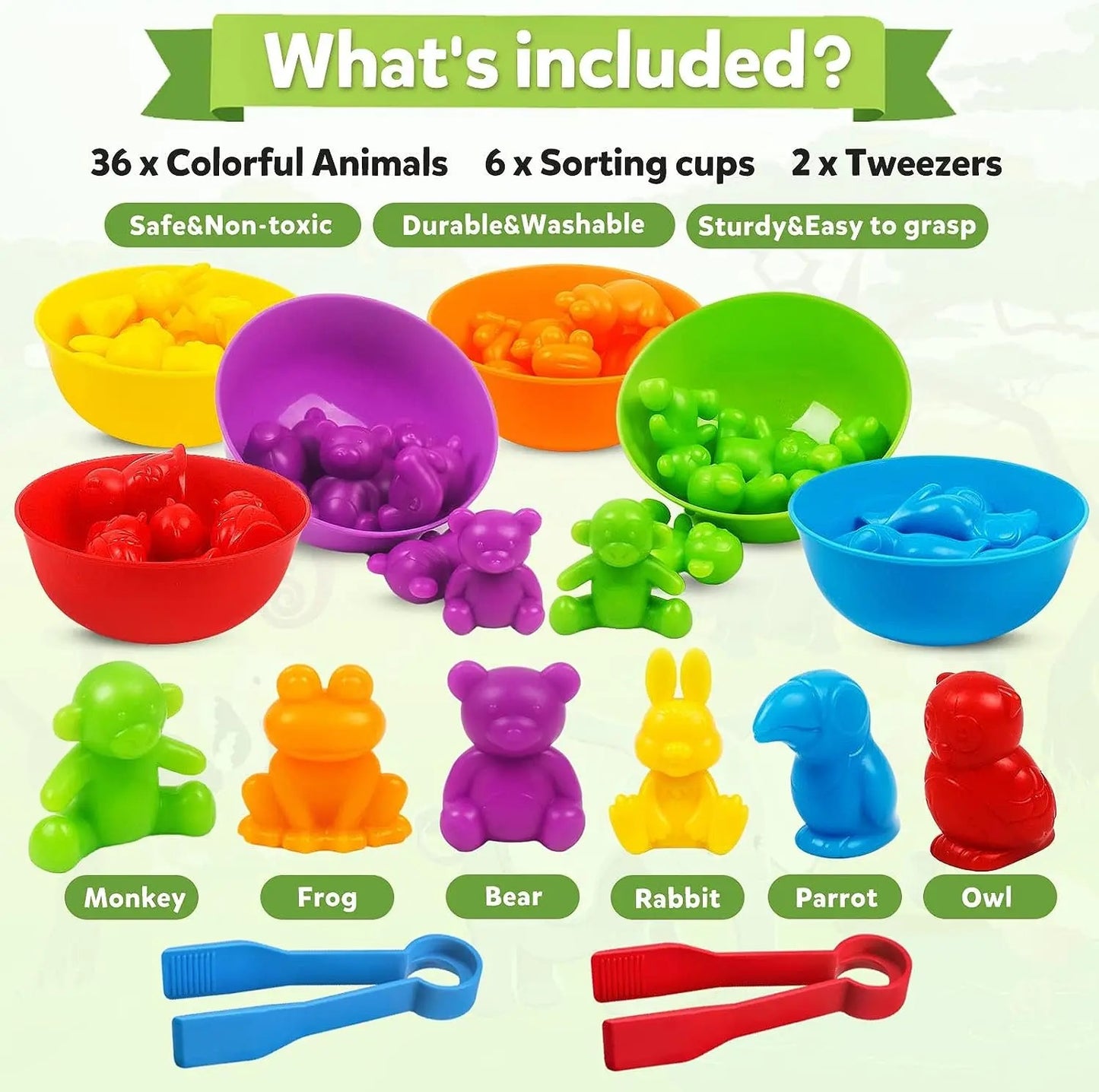 Montessori Counting & Sorting Game: Educational Toy for Kids