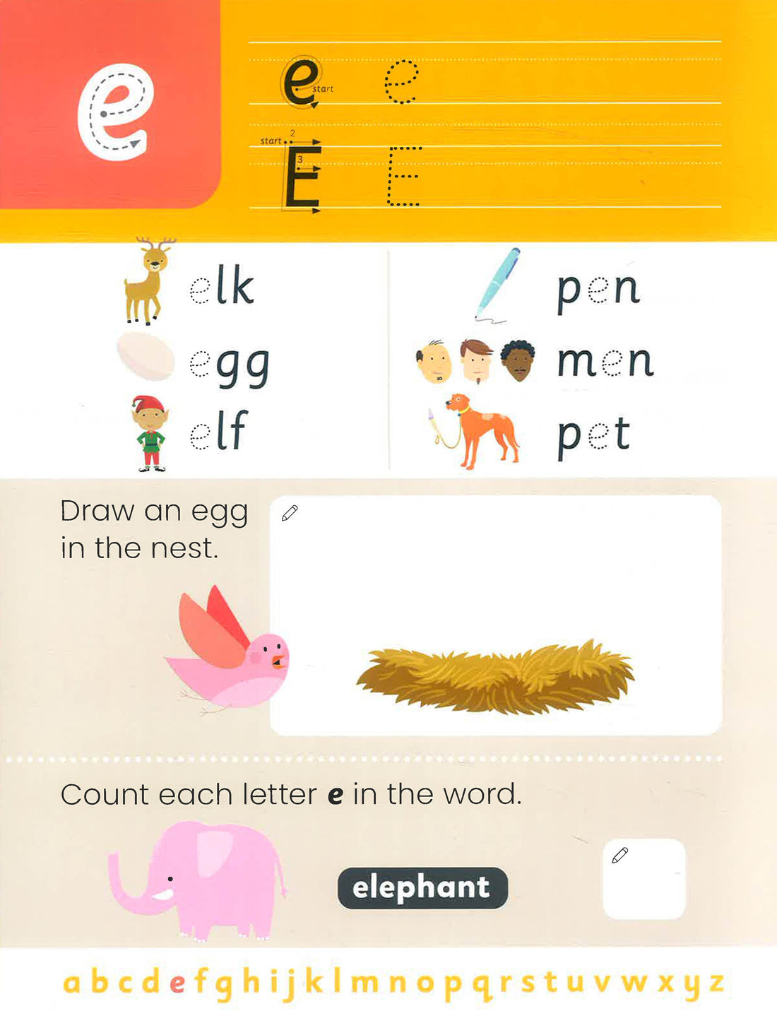 Junior Explorers Write And Wipe Book: Alphabet Book