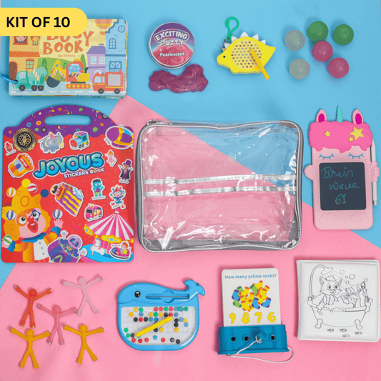 The Easy-to-Carry Fun Kit – 10 Toys for Happy Kids Everywhere!