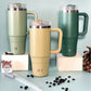 TYESO vacuum insulated tumbler with handle 900ml(24 hours cold & 6 hours hot)