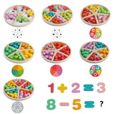 Wooden Classification of Fruits Game | Activity Toy| Montessori Game| Early Educational Toys |Toys| Games|Number Matching Toy | Arithmetic Game| Multicolour [ 3+]