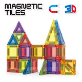 60 pcs travel magnetic tiles with tin box