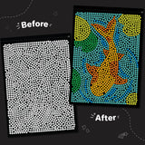 Mystery Mosaic Patterns | Paint by Numbers Kit | for Adults