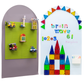 Magnetic  Playwall - Arch Magnetic Wall Decal for Kids( accessories not included)