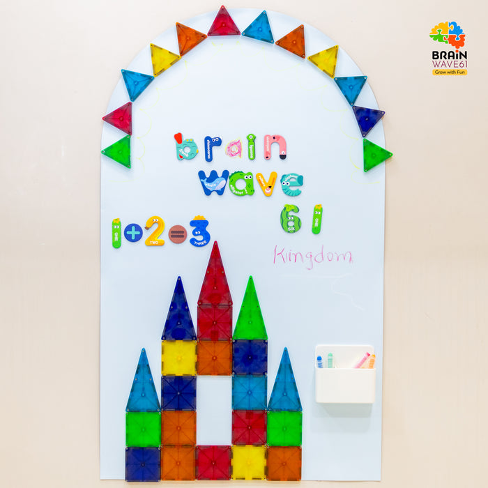 Magnetic  Playwall - Arch Magnetic Wall Decal for Kids( accessories not included)