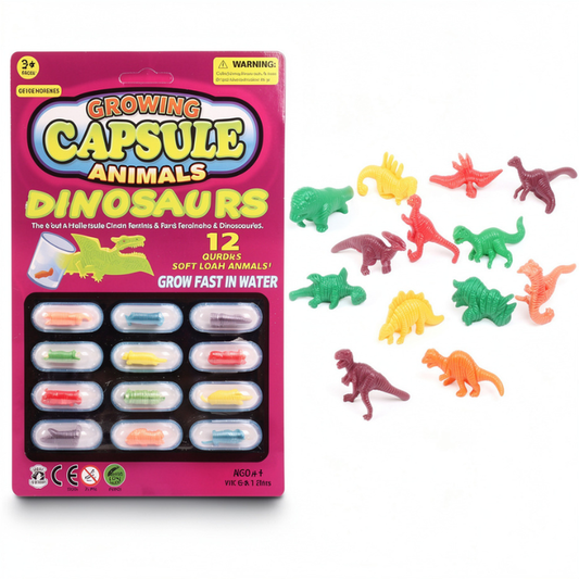 Magic Growing Capsule Dinosaurs – Water Expansion Toys for Kids