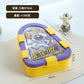 3 grid stainless steel triangle lunch box