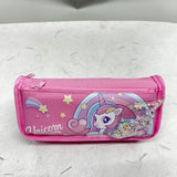 Unicorn pencil pouch 2 zipper