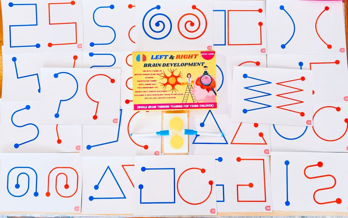 🌈Left and Right Brain Development Cards: 🌈