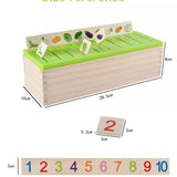 Knowledge Classification Box (Numbers, Shapes, Vehicles, Vegetables, Animals and Fruits)