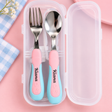 spoon & fork set with box