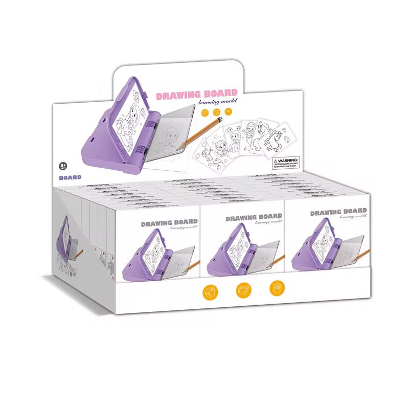 Educational learning double faced drawing board, easel board.