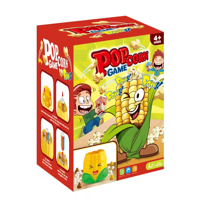 Popcorn Games, Pop Out Popcorn Board Game for Kids 4+& Adults, Fun Family Activities for Kids and Adults, Kids Board Game for Night Party Christmas Party Game