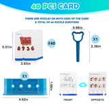 Logic Key Toys, Learning Games for Kids - Funny Brain Teaser Toys Educational Keys for Kids - Innovative Brain Teaser Logic Games Home Kindergarten Learning Games