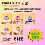 ACTIVE Play Putty & mud  therapy Putty for Kids (5 different variants )