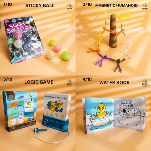 The Easy-to-Carry Fun Kit – 10 Toys for Happy Kids Everywhere!