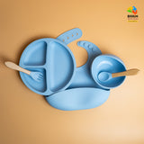 Silicon baby feeding set of 5