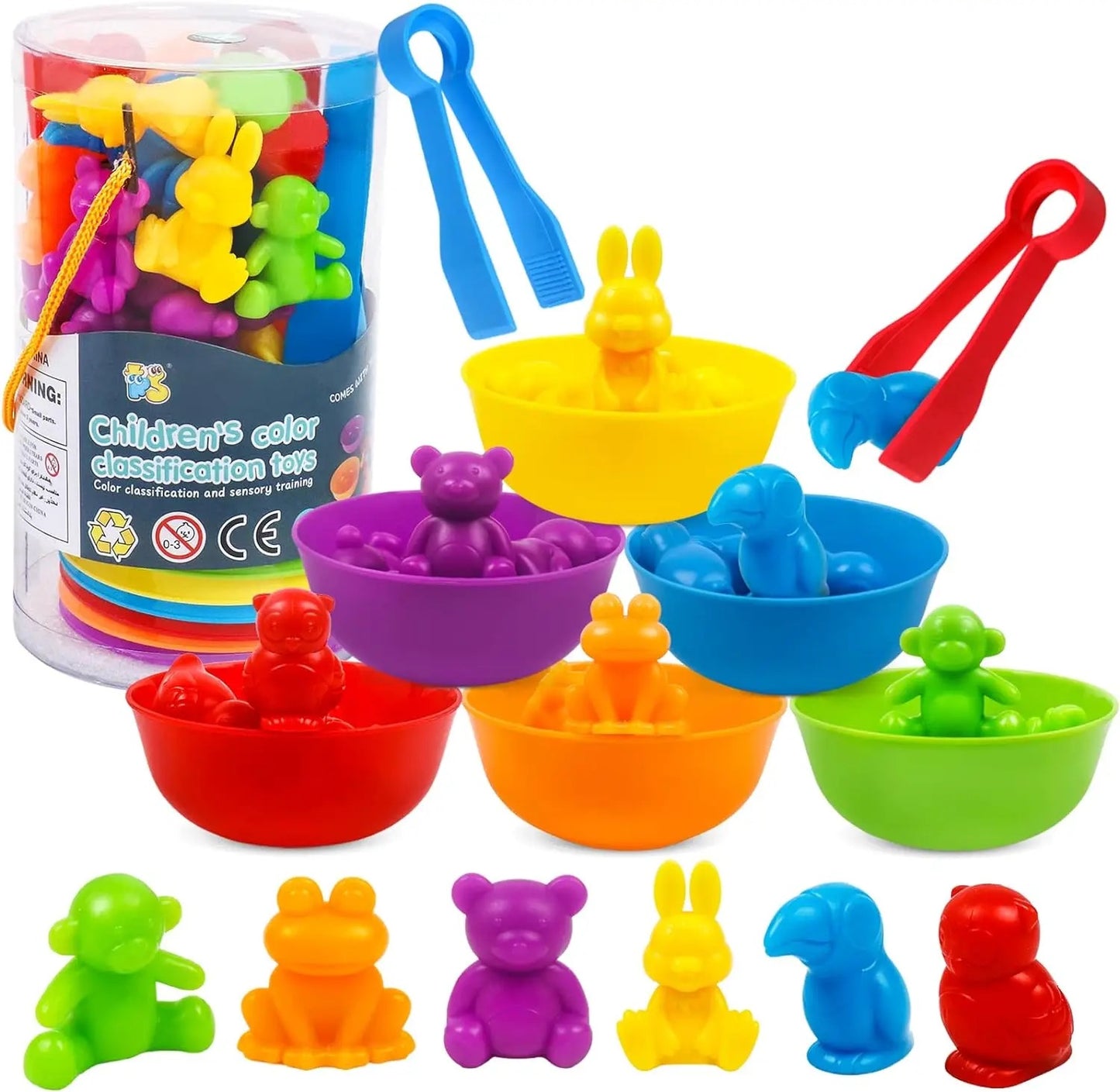 Montessori Counting & Sorting Game: Educational Toy for Kids