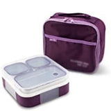 Yoo yee  3 Compartments Stainless Steel  bento Lunch Box，with Insulated Lunch Bag，Portion Control Lunch Container, On-the-Go Meal Fruit SnackPacking
