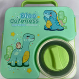 3 compartment 850ml handle square bento box .