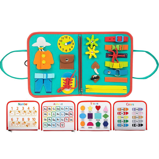 Busy Board Montessori Toy Sensory Board .