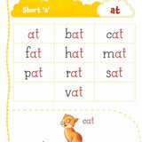 Jolly Kids My First Book of Phonics Words Key to Letter Sound Relationship| Learning the Letter Sounds| Blending| Word Formatting| Sight Words| Phonic Activity Book for Kindergarten Ages 3-7 Years