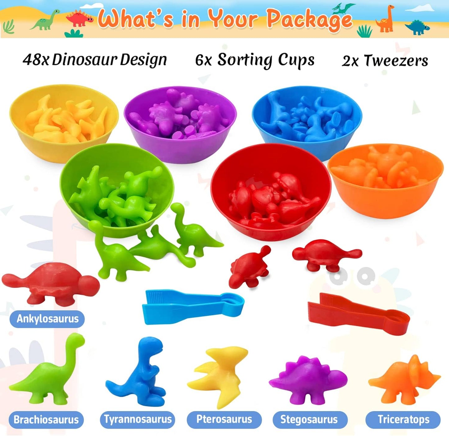 Montessori Counting & Sorting Game: Educational Toy for Kids