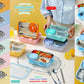 3 compartment 750ml Stainless Steel Lunch Box with 150ml Bowl