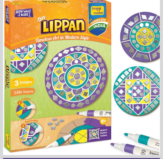 DIY Lippan Art Kit | DIY Return Gifts | Craft for Girls Age 8+