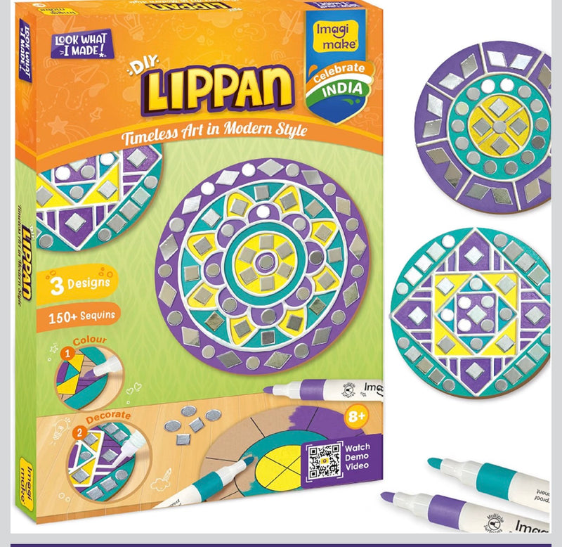 DIY Lippan Art Kit | DIY Return Gifts | Craft for Girls Age 8+