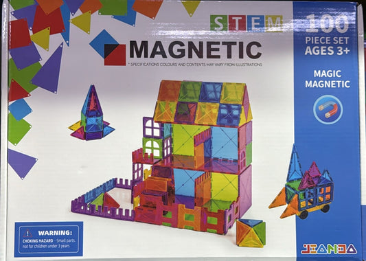 100 pcs magnetic tiles
