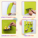 Magnetic baseplate 2pcs jumbo  (duplo compatible )