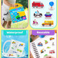 Jelly Reusable Fun Sticker Books for Kids Toddlers 1-6 Years(6 different themes)