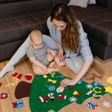 3ft Felt Christmas Tree with Detachable Ornaments for Kids Toddlers 22 Accessories