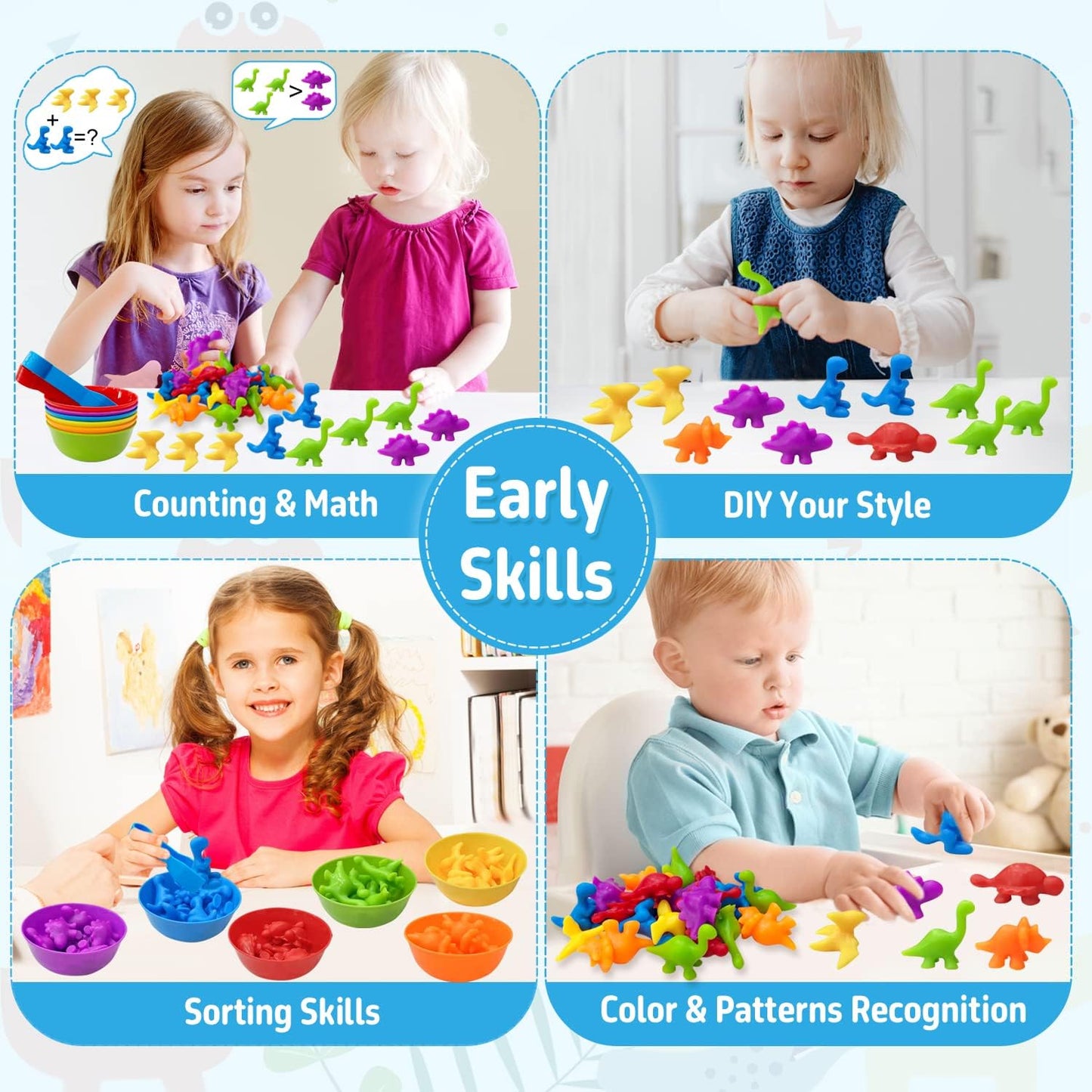 Montessori Counting & Sorting Game: Educational Toy for Kids