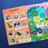 100 Button Look & Find Animal Words & Sounds [Hardcover]