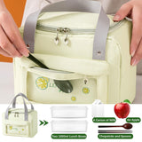 Insulated Lunch Bags for Men Woman Adult Large Reusable Lunch Tote Bag with Handle Green Leakproof Womens lunch bags for Work Picnic Hiking Office Beach