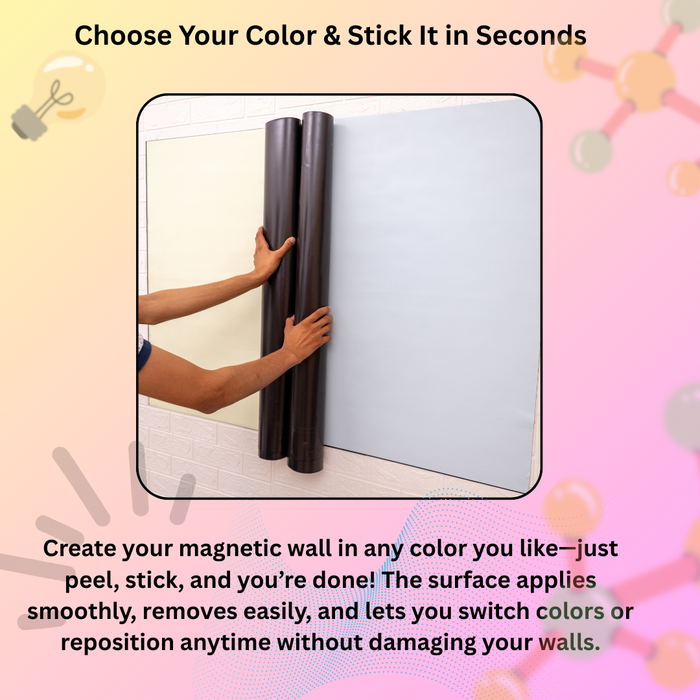 Dual Magnetic Dynamic Wall Decal 120cm (accessories not included)