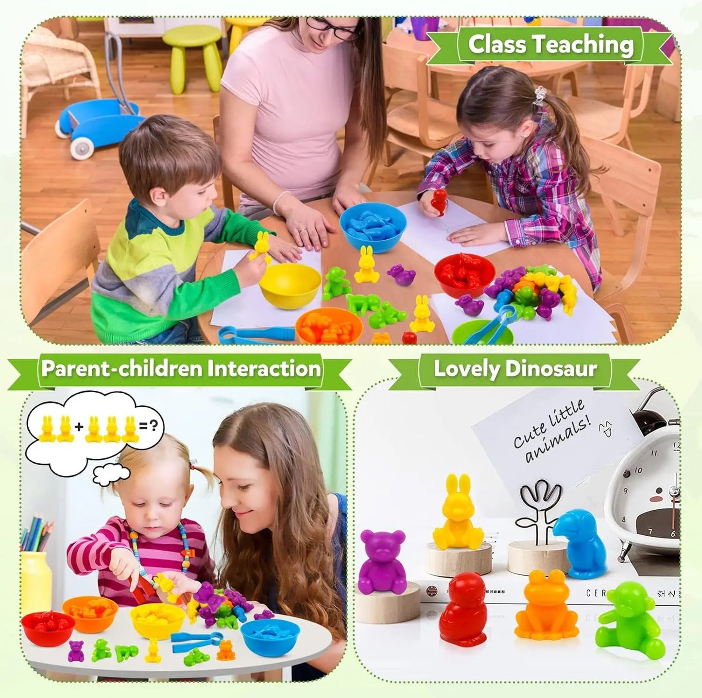 Montessori Counting & Sorting Game: Educational Toy for Kids