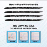 Magic Drawing Mat for Kids 3-7 Years | Mess Free Aqua Doodle Mat with Water Pen | Reusable Coloring & Writing Toy for Toddlers Boys & Girls | Water Painting Mat Gift