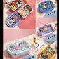 Football/Unicorn/space /mermaid  Transparent 2-Compartment 750ml Transfer Proof Lunch Box