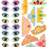 Princess Create a Face Sticker Book for Kids Ages 3-7