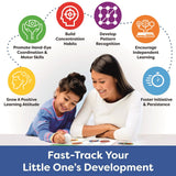 Velcro Book Preschool Busy Book Toddler, Kids/Children 16 Activities, | Quiet Book | Preschool Learning Montessori Toys, 16 in 1 Busy Book for Toddlers for Kids of Age up to 4 Years (Level 1)