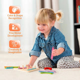 Wooden Hundred Change Collage Educational Board Game for Kids